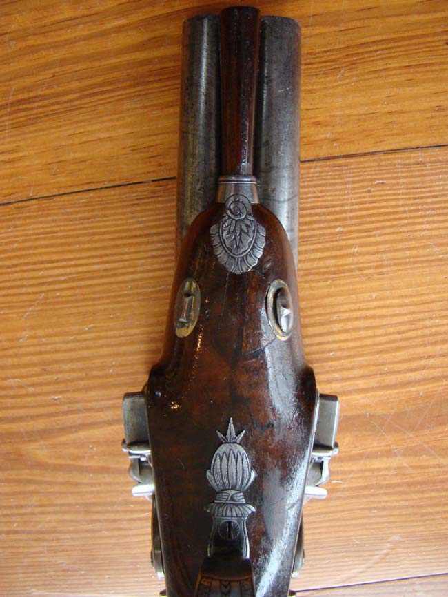A fine pair of Double Barreled English Flintlock Coach Pistols by James Wilkinson, London, circa 1810, Gunmaker to His Majesty King George III. — image 10